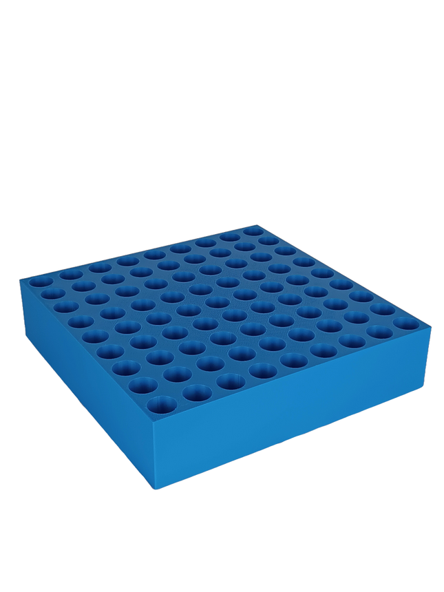 Support pour tubes à essai Ø16 mm – 81 emplacements (rangement)
